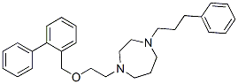 1-(2-(2-(diphenyl)methoxy)ethyl)-4-(3-phenylpropyl)homopiperazine CAS#: 150151-14-7