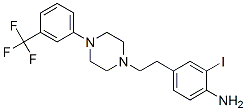 1-(2-(3-iodo-4-aminophenyl)ethyl)-4-(3-(trifluoromethyl)phenyl)piperazine CAS#: 118249-07-3