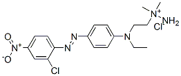 1-[2-[[4-[(2-chloro-4-nitrophenyl)azo]phenyl]ethylamino]ethyl]-1,1-dimethylhydrazinium chloride CAS#: 4531-45-7
