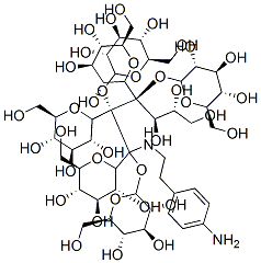 1-(2-(4-Aminophenyl)ethyl)amino-1-(hexaglucosyl)deoxyglucitol CAS#: 144210-46-8