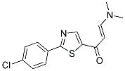 1-[2-(4-CHLOROPHENYL)-1,3-THIAZOL-5-YL]-3-(DIMETHYLAMINO)-2-PROPEN-1-ONE CAS#: 338414-64-5
