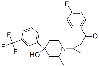 1-[2-(4-Fluorobenzoyl)cyclopropyl]methyl-4-[3-(trifluoromethyl)phenyl]-4-piperidinol CAS#: 39757-59-0