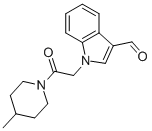 1-[2-(4-METHYL-1-PIPERIDINYL)-2-OXOETHYL]-1H-INDOLE-3-CARBALDEHYDE CAS#: 347320-62-1