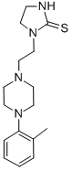 1-(2-(4-o-Tolyl-1-piperazinyl)ethyl)-1H-imidazolidinethione CAS#: 166772-80-1
