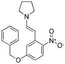 1-[2-(5-BENZYLOXY-2-NITROPHENYL)VINYL]PYRROLIDINE CAS#: 153805-85-7