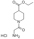 1-(2-AMINO-ACETYL)-PIPERIDINE-4-CARBOXYLIC ACID ETHYL ESTER HCL CAS#: 345954-49-6