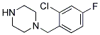 1-(2-CHLORO-4-FLUORO-BENZYL)-PIPERAZINE CAS#: 118630-33-4