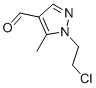 1-(2-CHLOROETHYL)-5-METHYL-1H-PYRAZOLE-4-CARBALDEHYDE CAS#: 120842-55-9