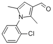 1-(2-CHLOROPHENYL)-2,5-DIMETHYL-1H-PYRROLE-3-CARBALDEHYDE CAS#: 119673-49-3