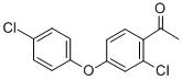 1-[2-Chloro-4-(4-chlorophenoxy)phenyl]ethan-1-one CAS#: 119851-28-4
