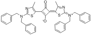 1-(2-Dibenzylamino-4-methyl-thiazol-5-yl)-3-(2,5-dihydro-2-dibenzylimmonium-4-methyl-thiazol-5-ylidene)-2-oxo-cyclobuten-4-olate CAS#: 164534-33-2