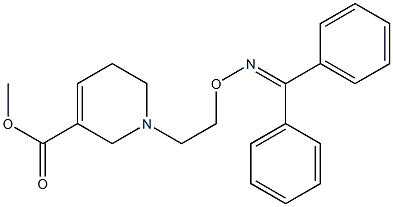 1-[2-[[(Diphenylmethylene)amino]oxy]ethyl]-1,2,5,6-tetrahydro-3-pyridinecarboxylic acid methyl ester CAS#: 127586-66-7