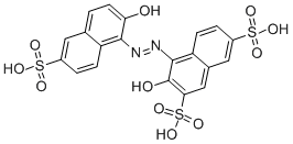 1-(2-HYDROXY-6-SULFO-1-NAPHTHYLAZO)-2-NAPHTHOL-3,6-DISULFONIC ACID CAS#: 32884-46-1