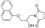 1-[2-Hydroxy-3-(1-naphthalenyloxy)propyl]-2,5-pyrrolidinedione CAS#: 345931-85-3