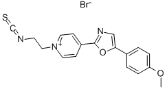 1-(2-ISOTHIOCYANATOETHYL)-4-[5-(4-METHOXYPHENYL)-2-OXAZOLYL]PYRIDINIUM BROMIDE CAS#: 155862-91-2