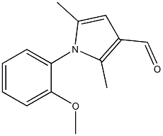 1-(2-METHOXY-PHENYL)-2,5-DIMETHYL-1H-PYRROLE-3-CARBALDEHYDE CAS#: 124678-35-9