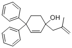 1-(2-METHYL-ALLYL)-4,4-DIPHENYL-CYCLOHEX-2-ENOL CAS#: 126421-34-9