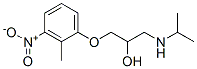 1-(2-Methyl-3-nitrophenoxy)-3-(isopropylamino)-2-propanol CAS#: 36805-13-7