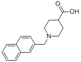 1-(2-NAPHTHALENYLMETHYL)-4-PIPERIDINECARBOXYLIC ACID CAS#: 147959-15-7