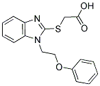([1-(2-PHENOXYETHYL)-1H-BENZIMIDAZOL-2-YL]THIO)ACETIC ACID CAS#: 314047-65-9