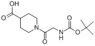 1-(2-TERT-BUTOXYCARBONYLAMINO-ACETYL)-PIPERIDINE-4-CARBOXYLIC ACID CAS#: 345955-48-8