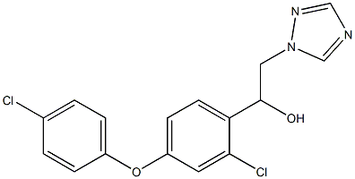 1-(2-chloro-4-(4-chlorophenoxy)phenyl)-2-(1H-1,2,4-triazol-1-yl)ethanol CAS#: 117018-19-6