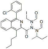 1-(2-chlorophenyl)-N-(1-methylpropyl)-N-(4-butyl-(N,N-dimethylamino)-3-isoquinolinecarboxamide)methyl iodide CAS#: 136794-32-6