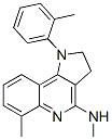 1-(2-methylphenyl)-4-methylamino-6-methyl-2,3-dihydropyrrolo(3,2-c)quinoline CAS#: 122456-37-5