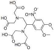 1-(2-nitro-4,5-dimethoxyphenyl)-N,N,N',N'-tetrakis((oxycarbonyl)methyl)-1,2-ethanediamine CAS#: 117367-86-9