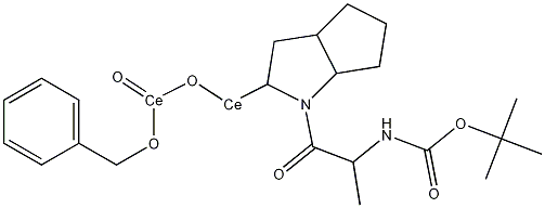 1-(2-tert-Butoxycarbonylamino-1-oxopropyl)octahydrocyclopenta[b]pyrrole-2-caroxylic Acid, Benzyl Ester CAS#: 129048-22-2