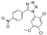 1-(2,4-DICHLORO-5-METHOXYPHENYL)-5-(4-NITROPHENYL)-1H-1,2,3,4-TETRAAZOLE CAS#: 338961-26-5