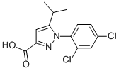 1-(2,4-DICHLORO-PHENYL)-5-ISOPROPYL-1H-PYRAZOLE-3-CARBOXYLIC ACID CAS#: 126068-31-3