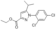 1-(2,4-DICHLORO-PHENYL)-5-ISOPROPYL-1H-PYRAZOLE-3-CARBOXYLIC ACID ETHYL ESTER CAS#: 126099-96-5