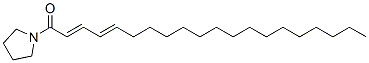 1-[(2E,4E)-1-Oxo-2,4-icosadienyl]pyrrolidine CAS#: 33169-28-7