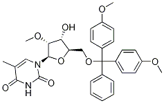 1-((2R,3R,4R,5R)-5-((bis(4-Methoxyphenyl)(phenyl)Methoxy)Methyl)-4-hydroxy-3-Methoxytetrahydrofuran-2-yl)-5-MethylpyriMidine-2,4(1H,3H)-dione CAS#: 153631-19-7