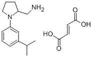 (-)-1-(3-(1-Methylethyl)phenyl)-2-pyrrolidinemethanamine fumarate CAS#: 142469-93-0