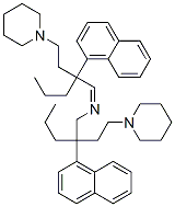 1-[3-(1-Naphtyl)-3-[N-[2-(1-naphtyl)-2-(2-piperidinoethyl)pentyl]iminomethyl]hexyl]piperidine CAS#: 33310-61-1