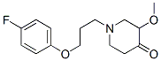 1-(3-(4-fluorophenoxy)propyl)-3-methoxy-4-piperidinone CAS#: 116256-11-2