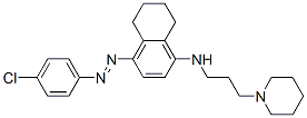 1-[3-[[4-[(p-Chlorophenyl)azo]-5,6,7,8-tetrahydronaphthalen-1-yl]amino]propyl]piperidine CAS#: 3365-99-9