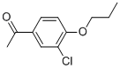 1-(3-CHLORO-4-PROPOXYPHENYL)-ETHANONE CAS#: 37612-46-7