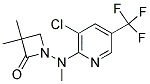 1-[[3-CHLORO-5-(TRIFLUOROMETHYL)-2-PYRIDINYL](METHYL)AMINO]-3,3-DIMETHYL-2-AZETANONE CAS#: 303985-98-0