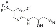 1-{[3-Chloro-5-(trifluoromethyl)pyridin-2-yl]amino}-3-cyanopropan-2-ol, 3-Chloro-2-[(3-cyano-2-hydroxyprop-1-yl)amino]-5-(trifluoromethyl)pyridine CAS#: 338966-48-6