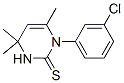 1-(3-Chlorophenyl)-3,4-dihydro-4,4,6-trimethyl-2(1H)-pyrimidinethione CAS#: 37489-49-9