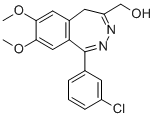 1-(3-Chlorophenyl)-4-hydroxymethyl-7,8-dimethoxy-5H-2,3-benzodiazepine CAS#: 142790-94-1