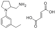 (-)-1-(3-Ethylphenyl)-2-pyrrolidinemethanamine fumarate CAS#: 142469-95-2