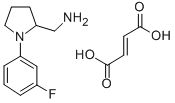 (-)-1-(3-Fluorophenyl)-2-pyrrolidinemethanamine fumarate CAS#: 142469-91-8
