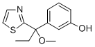 1-(3-HYDROXYPHENYL)-1-METHOXY-1-(2-THIAZOLYL)-PROPANE CAS#: 129424-07-3
