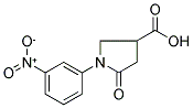 1-(3-NITROPHENYL)-5-OXO-3-PYRROLIDINECARBOXYLIC ACID CAS#: 345297-65-6
