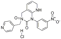 1-(3-Nitrophenyl)-3-(4-pyridinylmethyl)-pyrido[2,3-d]pyrimidine-2,3-(1H,3H)-dionehydrochloride CAS#: 152814-89-6