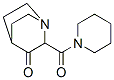 1-[(3-Oxo-1-azabicyclo[2.2.2]octan-2-yl)carbonyl]piperidine CAS#: 34291-64-0
